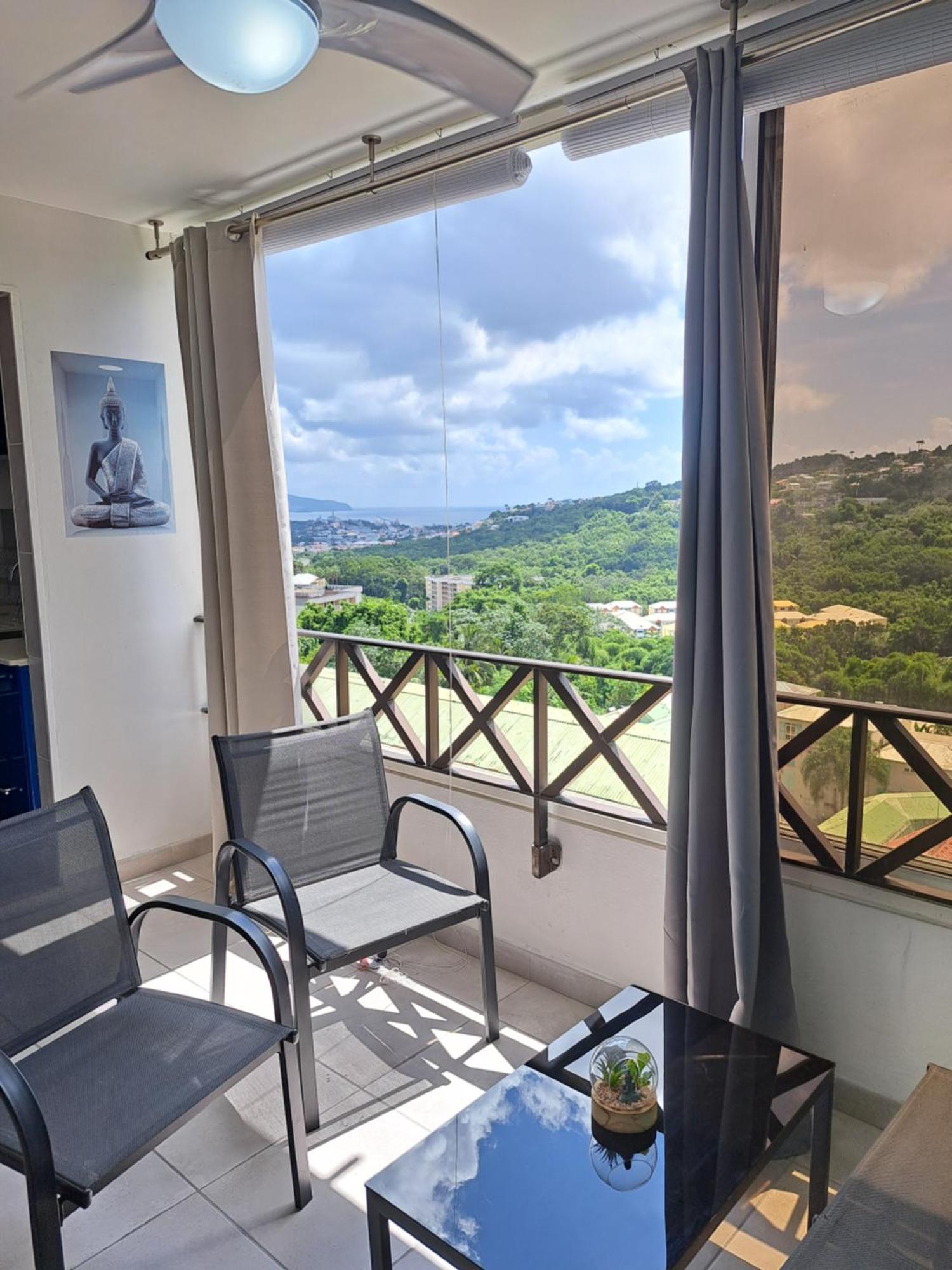 Super Appartement T3 Proche De Tout Sans Vis-A-Vis Fort-de-France Buitenkant foto